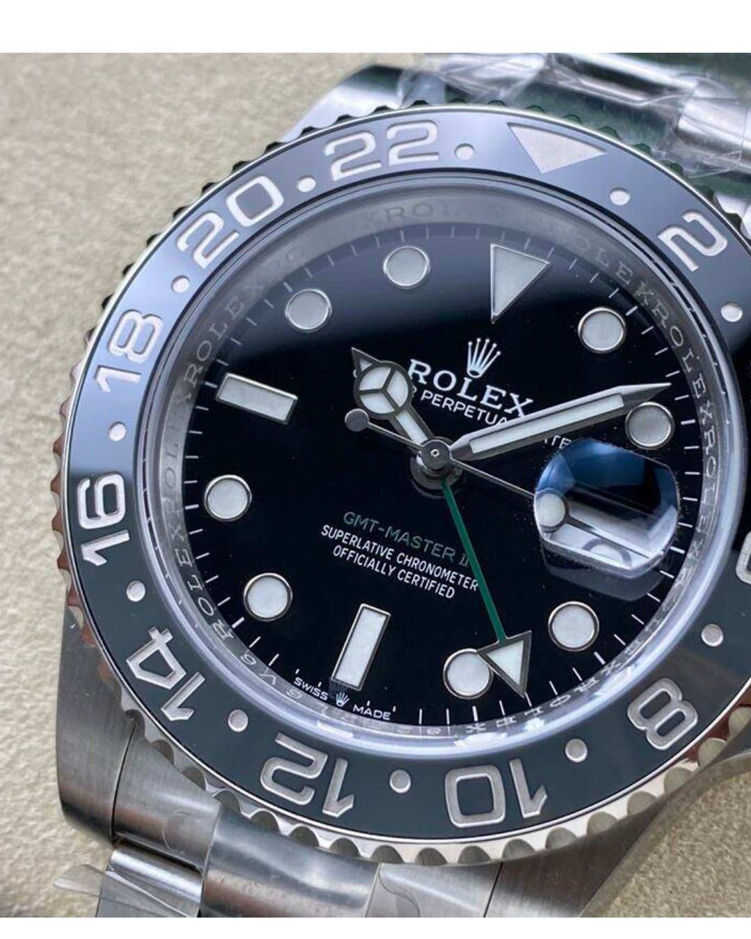 GMT MASTER "BRUCE WAYNE" M126710-GRNR-0004 HOMAGE EDITION