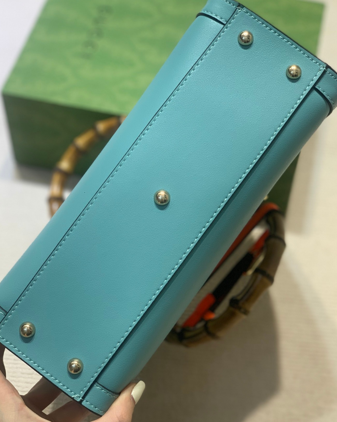 Gucci Diana Bamboo 600195 Blue Homage Edition