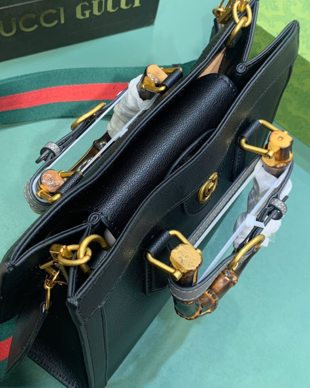 Gucci Diana Bamboo 600195 Black Homage Edition