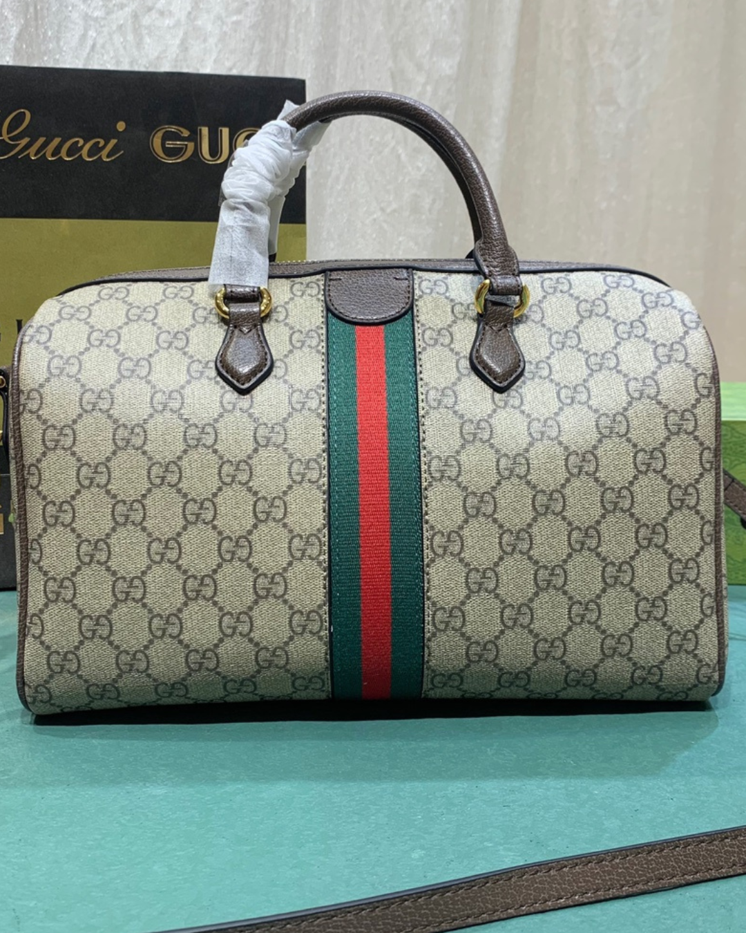 Gucci Ophidia Medium Boston Homage Edition Bag