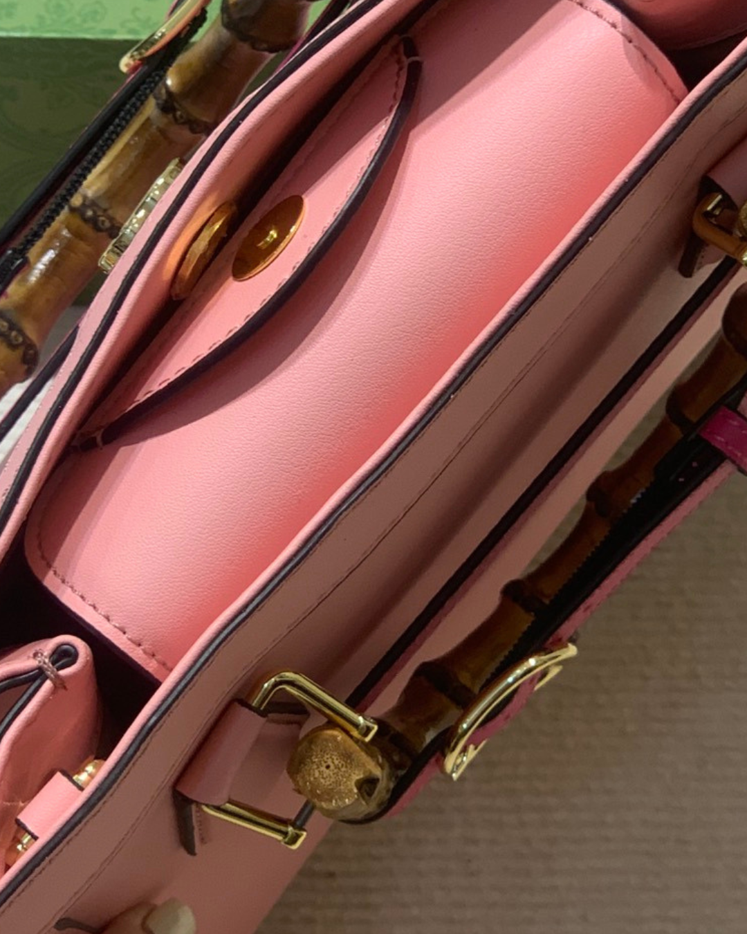 Gucci Diana Bamboo 600195 Pink  Homage Edition