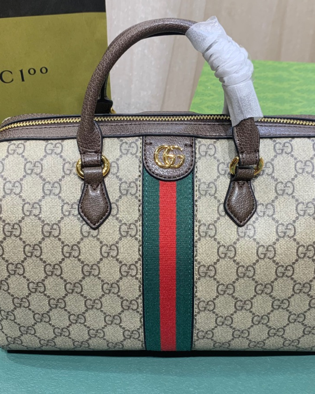 Gucci Ophidia Medium Boston Homage Edition Bag