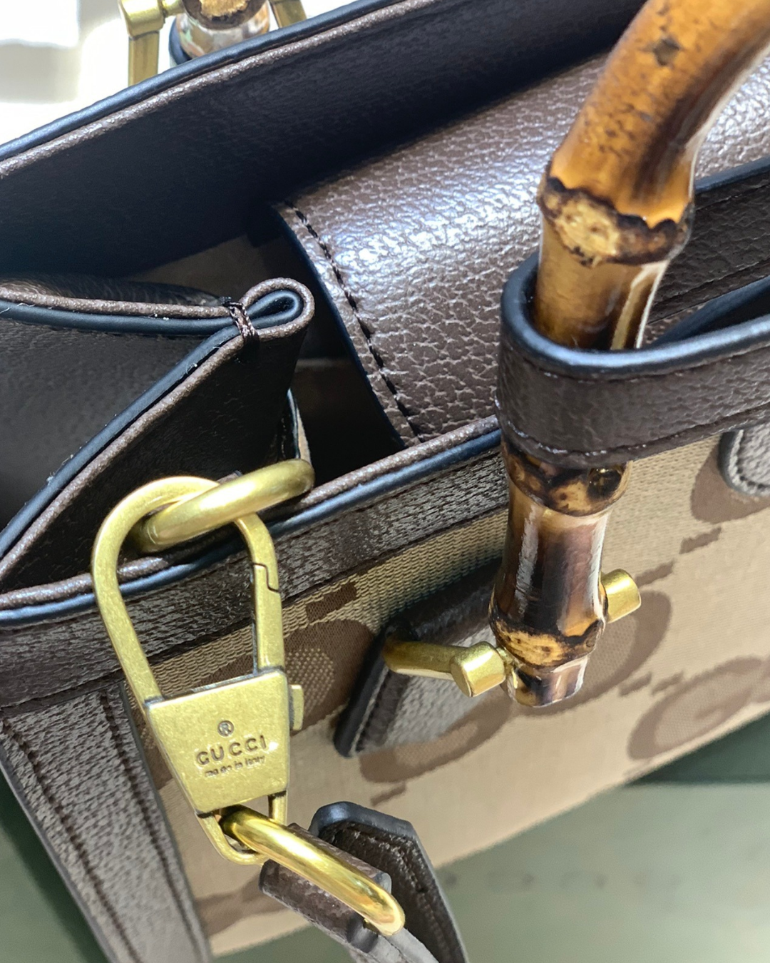 GUCCI ARIA BAMBOO MEDIUM 660195 HOMAGE EDITION BAG