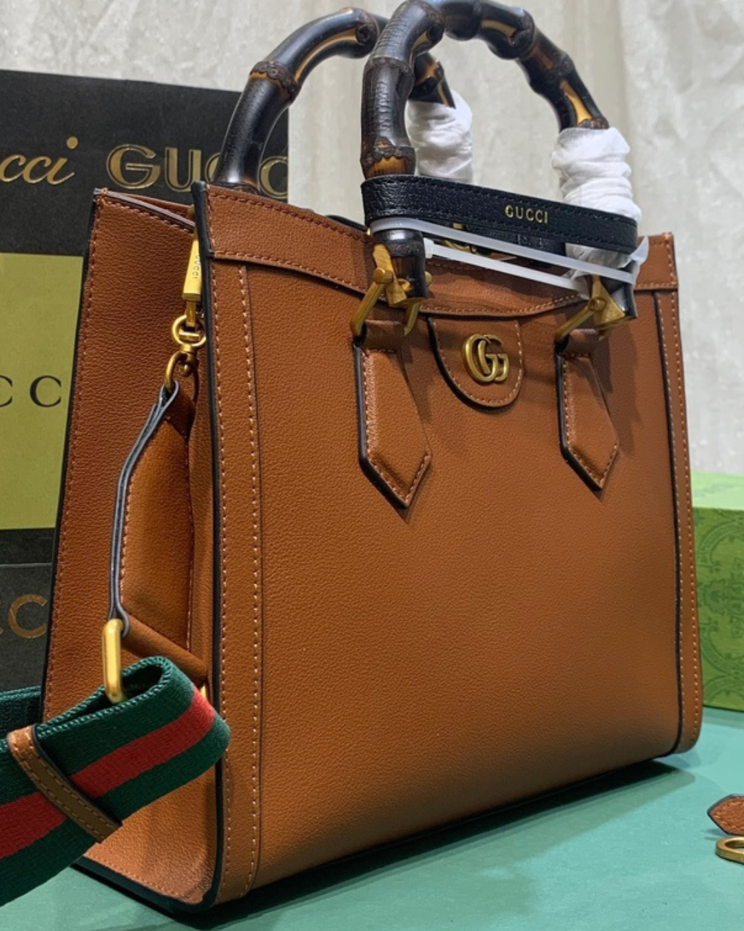 Gucci Diana Bamboo 600195 Brown Homage Edition