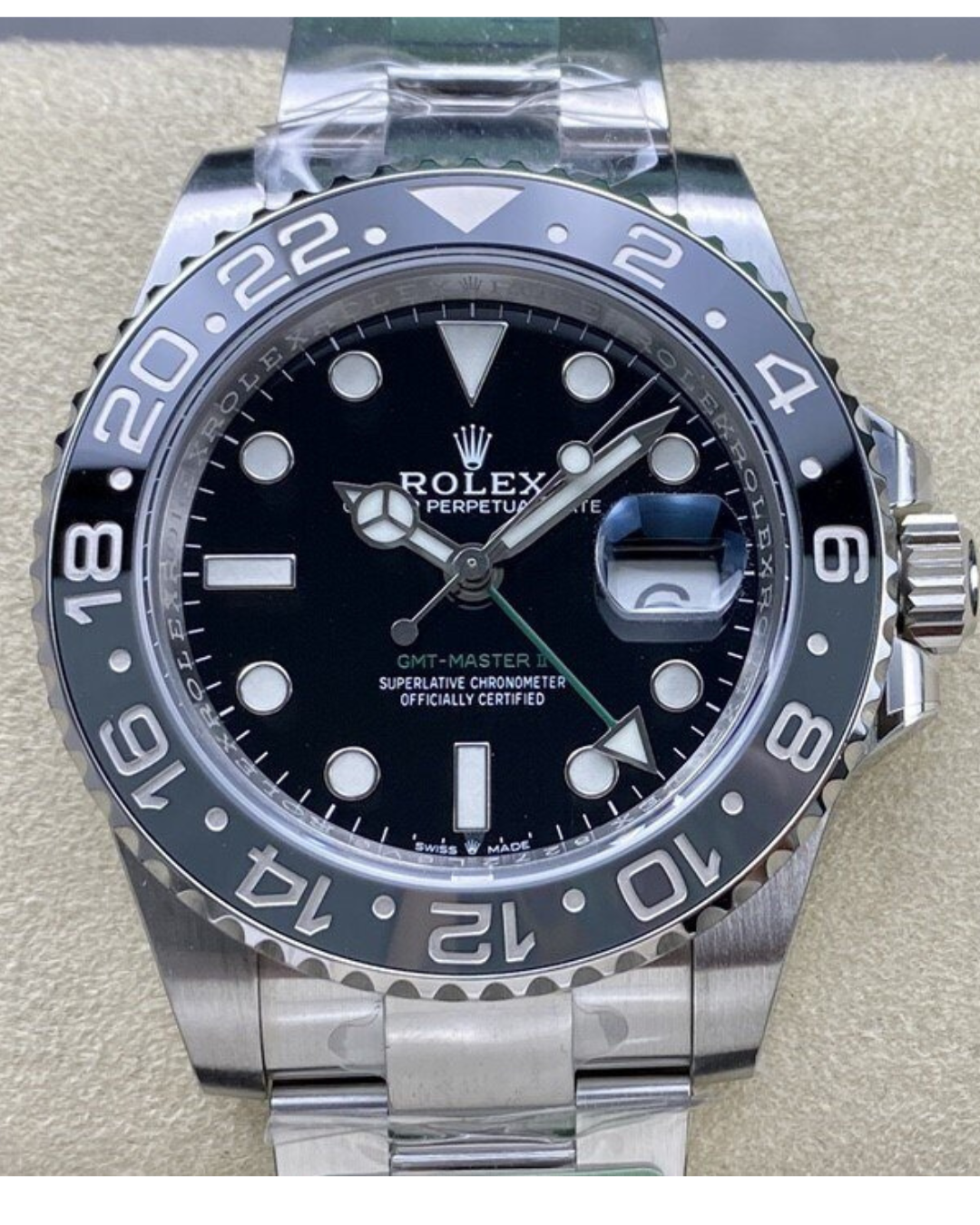 GMT MASTER "BRUCE WAYNE" M126710-GRNR-0004 HOMAGE EDITION