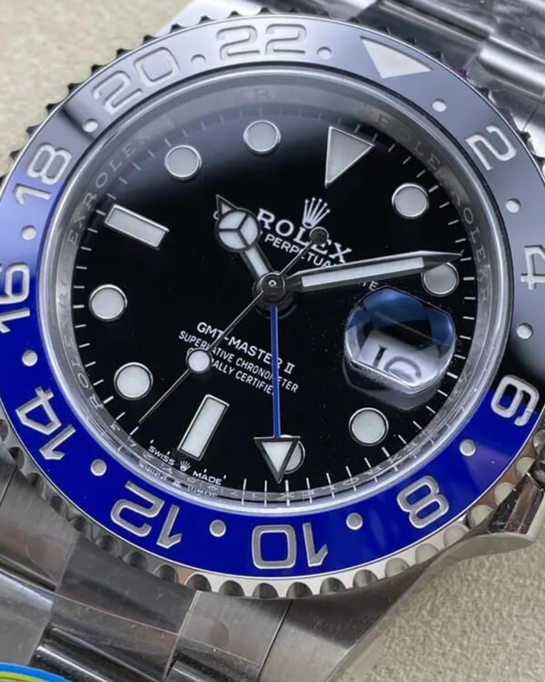 GMT MASTER "BATMAN" M126710BLNR-0003 HOMAGE EDITION