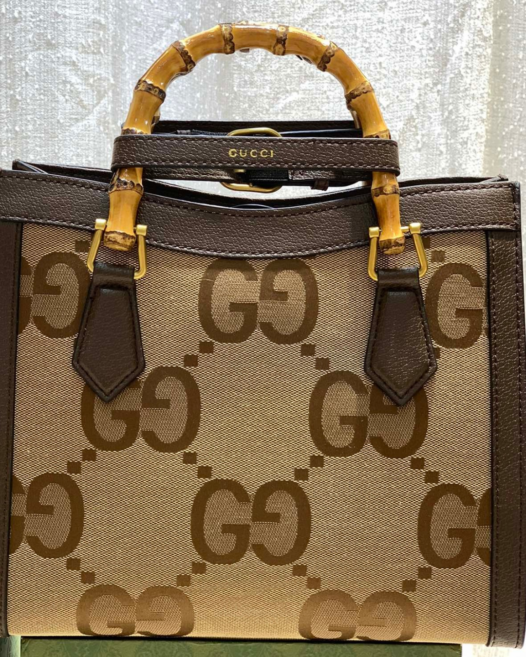 GUCCI ARIA BAMBOO MEDIUM 660195 HOMAGE EDITION BAG