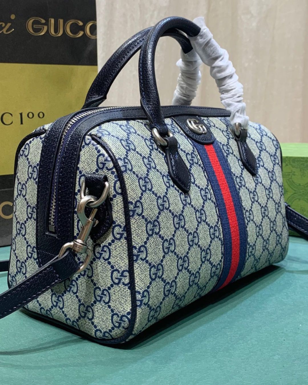 Gucci Ophidia GG Small Top Handle Homage Edition Bag