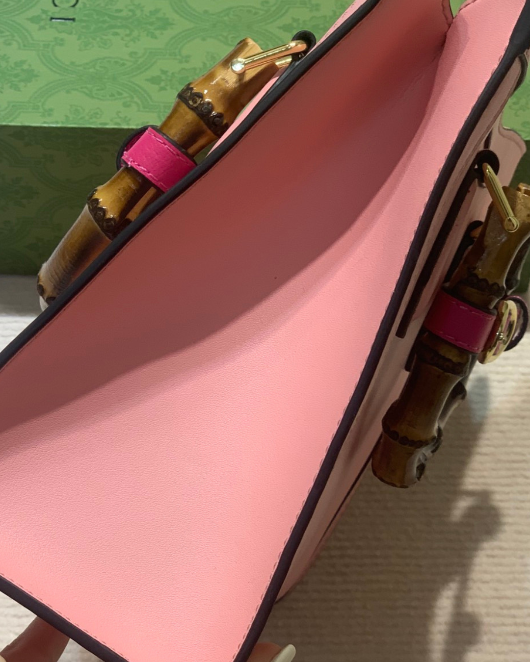 Gucci Diana Bamboo 600195 Pink  Homage Edition