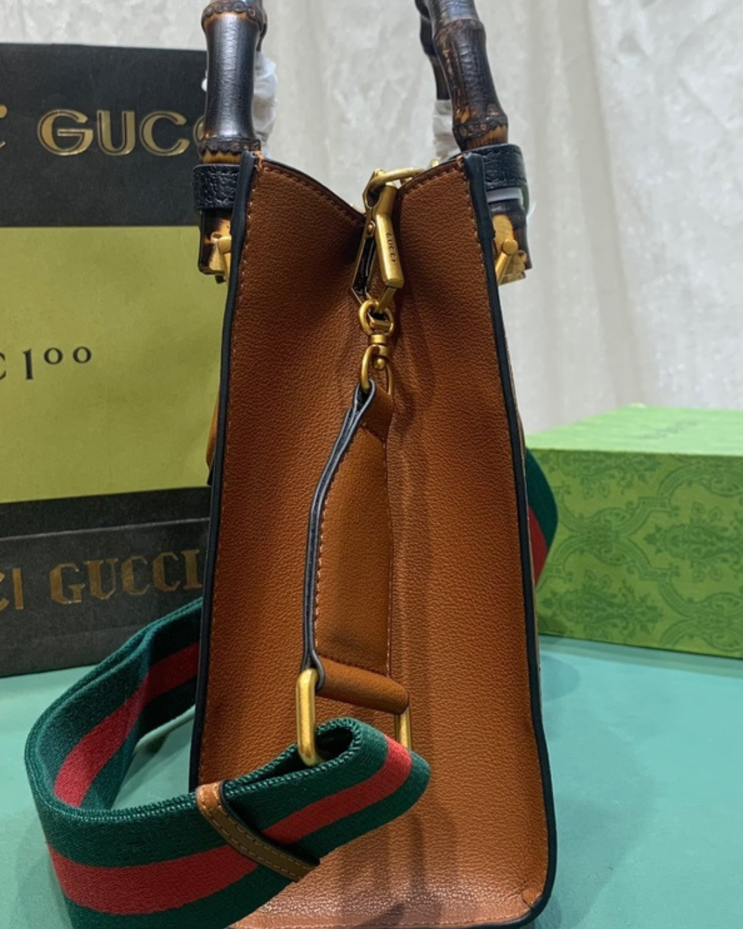 Gucci Diana Bamboo 600195 Brown Homage Edition