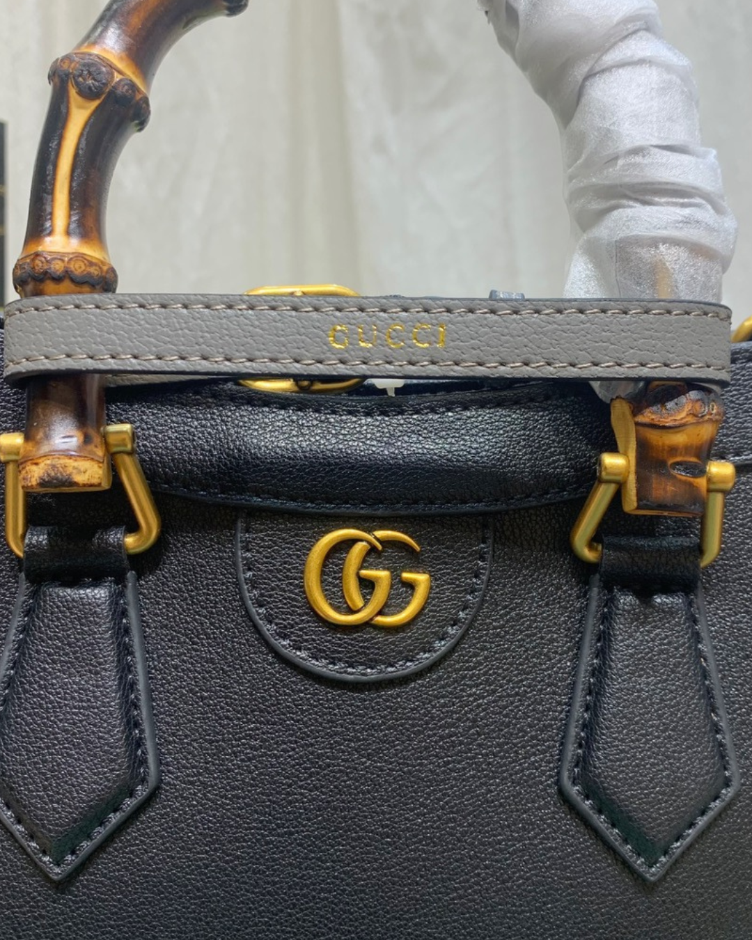 Gucci Diana Bamboo 600195 Black Homage Edition